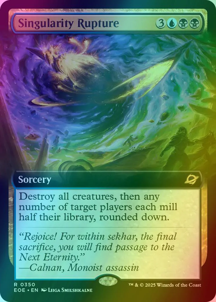 Singularity Rupture [350] [Extended Art] [Edge of Eternities] [Foil]