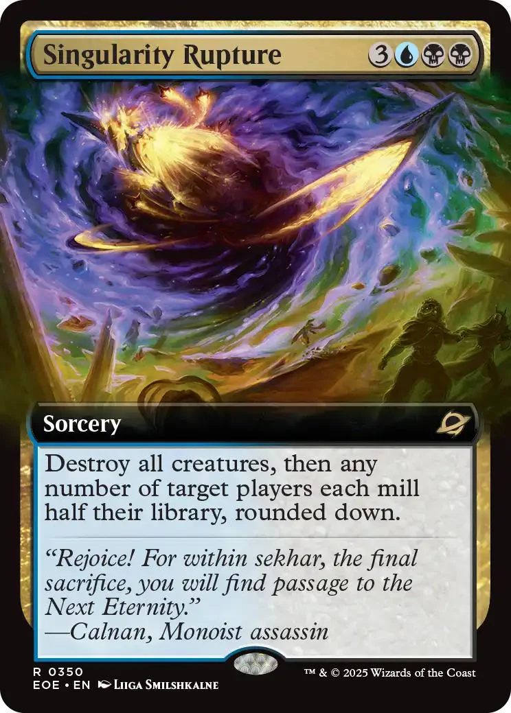 Singularity Rupture [350] [Extended Art] [Edge of Eternities] [Non-Foil]