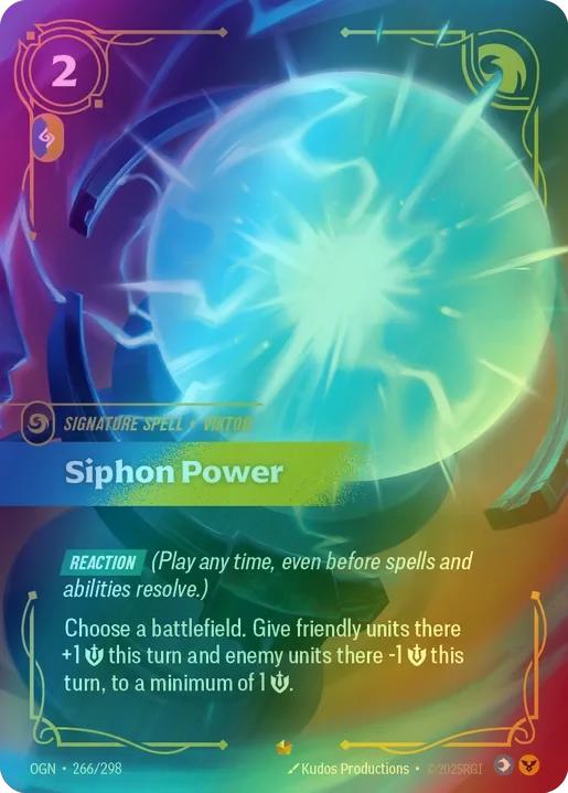 Siphon Power - 266/298 [Origins] [Foil]