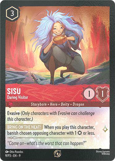 Sisu - Daring Visitor - 9/P3 [Disney Lorcana Promo Cards] [Cold Foil]