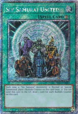 Six Samurai United - RA03-EN054 - Platinum Secret Rare - 1st Edition