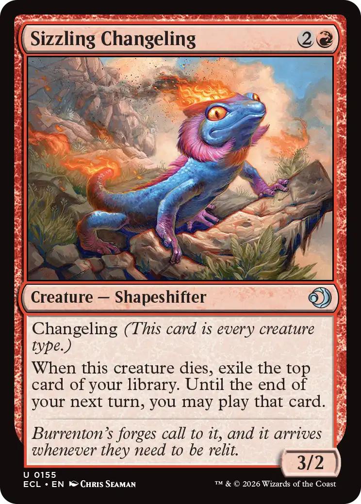 Sizzling Changeling [155] [Lorwyn Eclipsed] [Non-Foil]