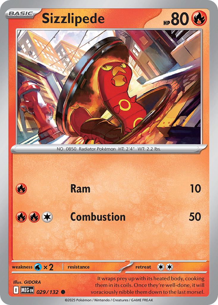 Sizzlipede - 029/132 - Common [me01-029] [Non-Holo]