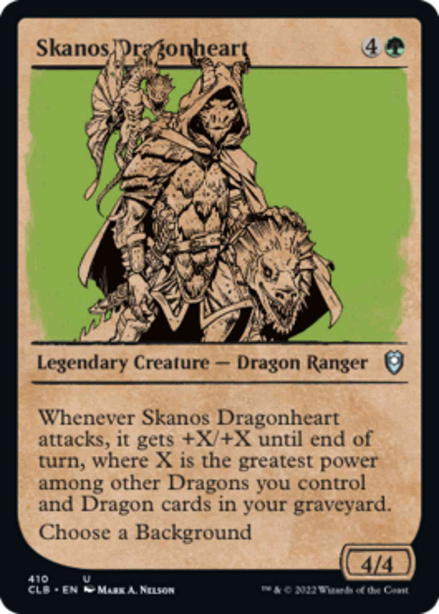 Skanos Dragonheart [410] [Rulebook Showcase] [Commander Legends: Battle for Baldur's Gate] [Non-Foil]
