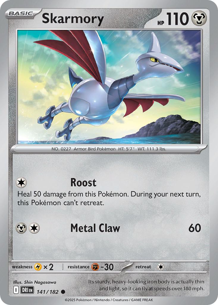 Skarmory - 141/182 - Common [sv10-141] [Non-Holo]