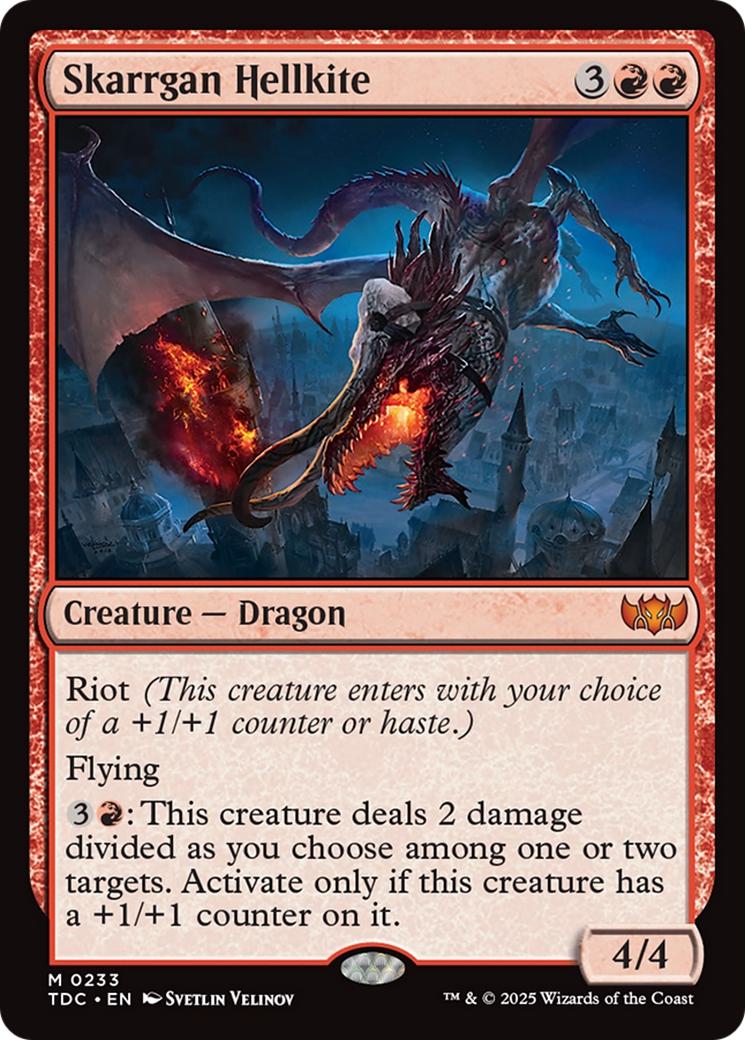 Skarrgan Hellkite [233] [Tarkir: Dragonstorm: Commander] [Non-Foil]