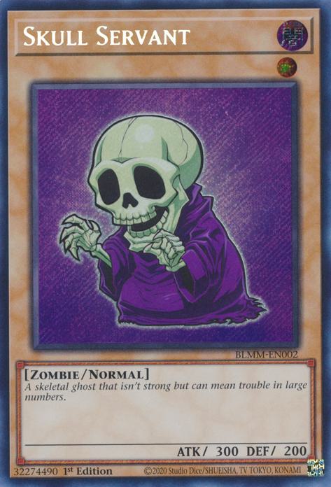 Skull Servant - BLMM-EN002 - Secret Rare - 1st Edition