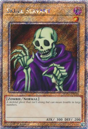 Skull Servant - RA04-EN110 - Platinum Secret Rare - 1st Edition