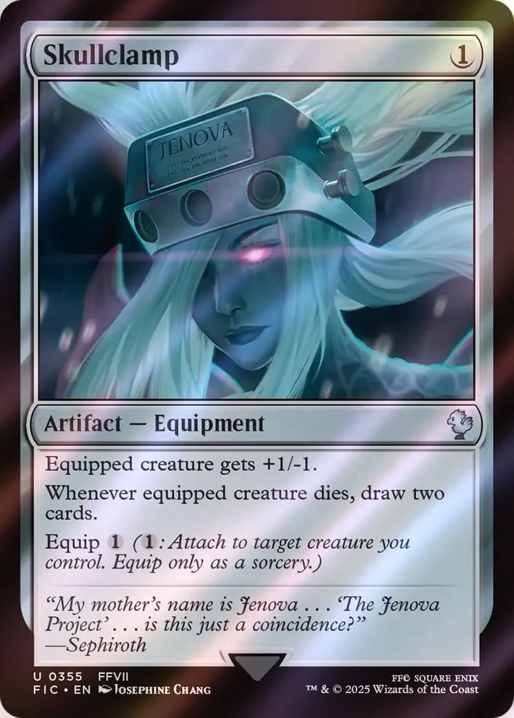 Skullclamp [355] [FINAL FANTASY: Commander] [Surge Foil]