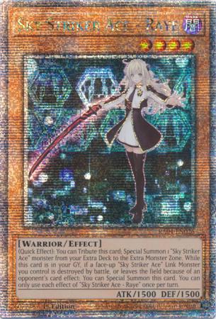 Sky Striker Ace - Raye - RA04-EN026 - Quarter Century Secret Rare - 1st Edition