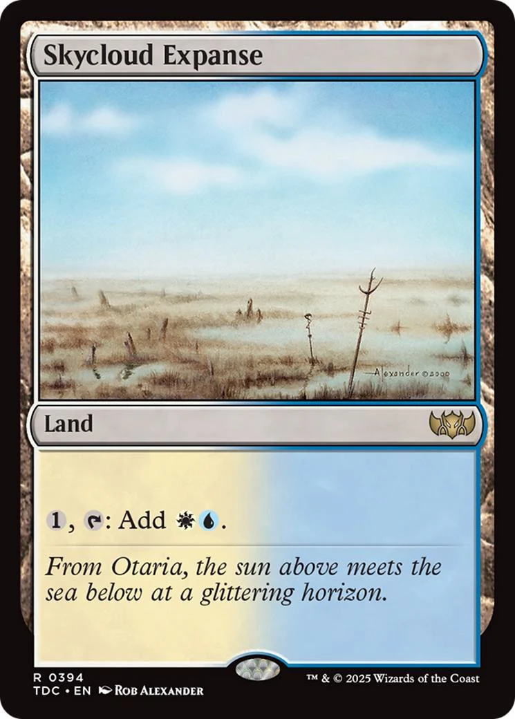 Skycloud Expanse [394] [Tarkir: Dragonstorm: Commander] [Non-Foil]