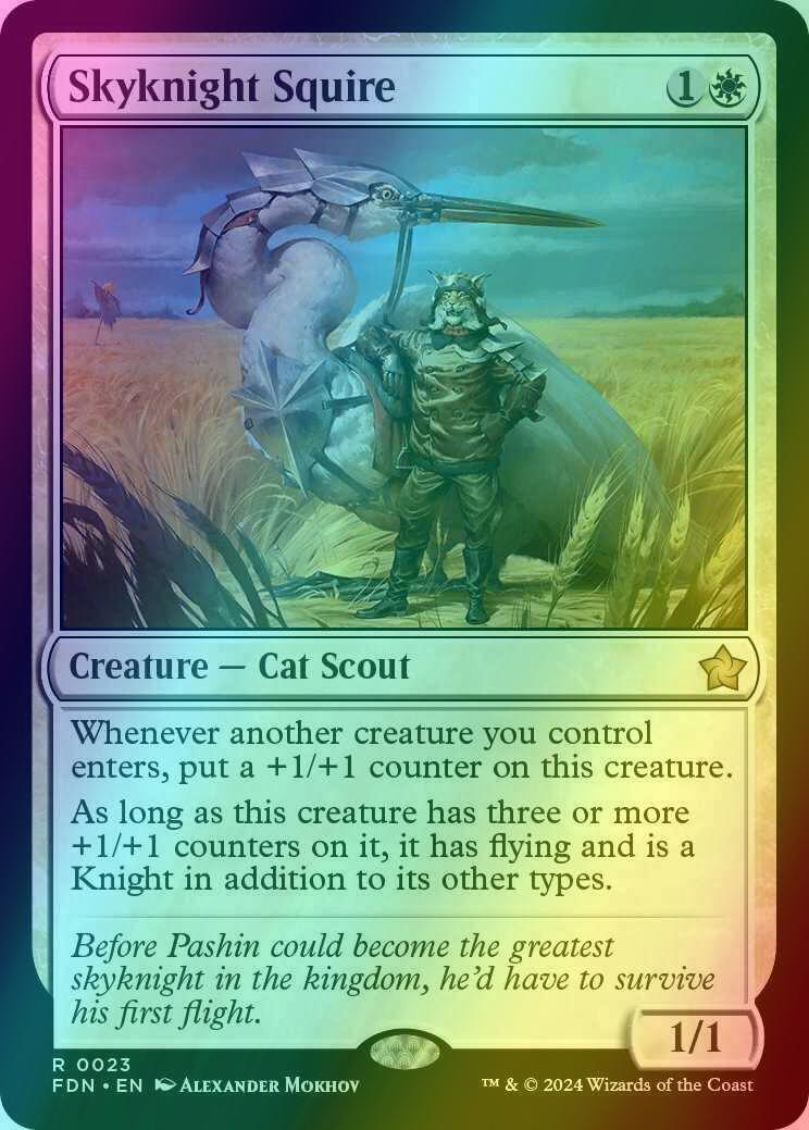 Skyknight Squire [23] [Foundations] [Foil]