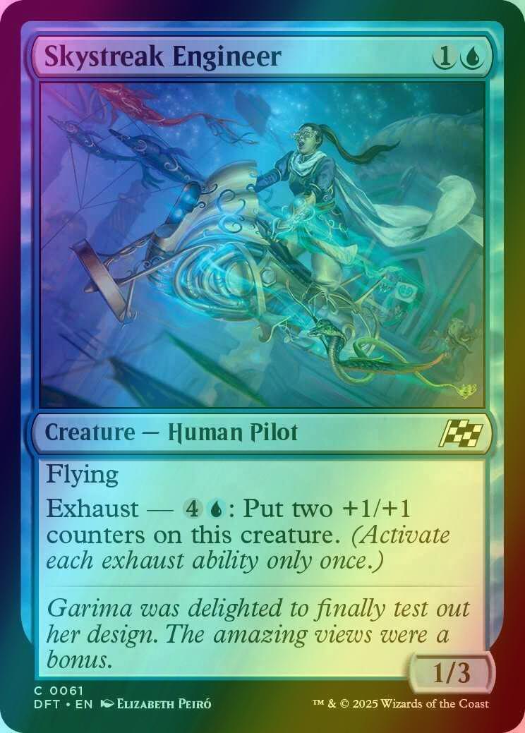 Skystreak Engineer [61] [Aetherdrift] [Foil]