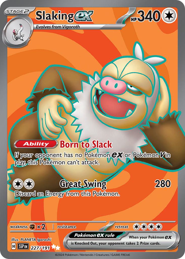 Slaking ex - 227/191 - Ultra Rare [sv08-227] [Ultra]
