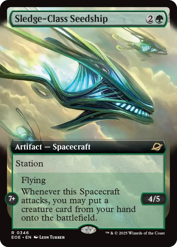 Sledge-Class Seedship [346] [Extended Art] [Edge of Eternities] [Non-Foil]