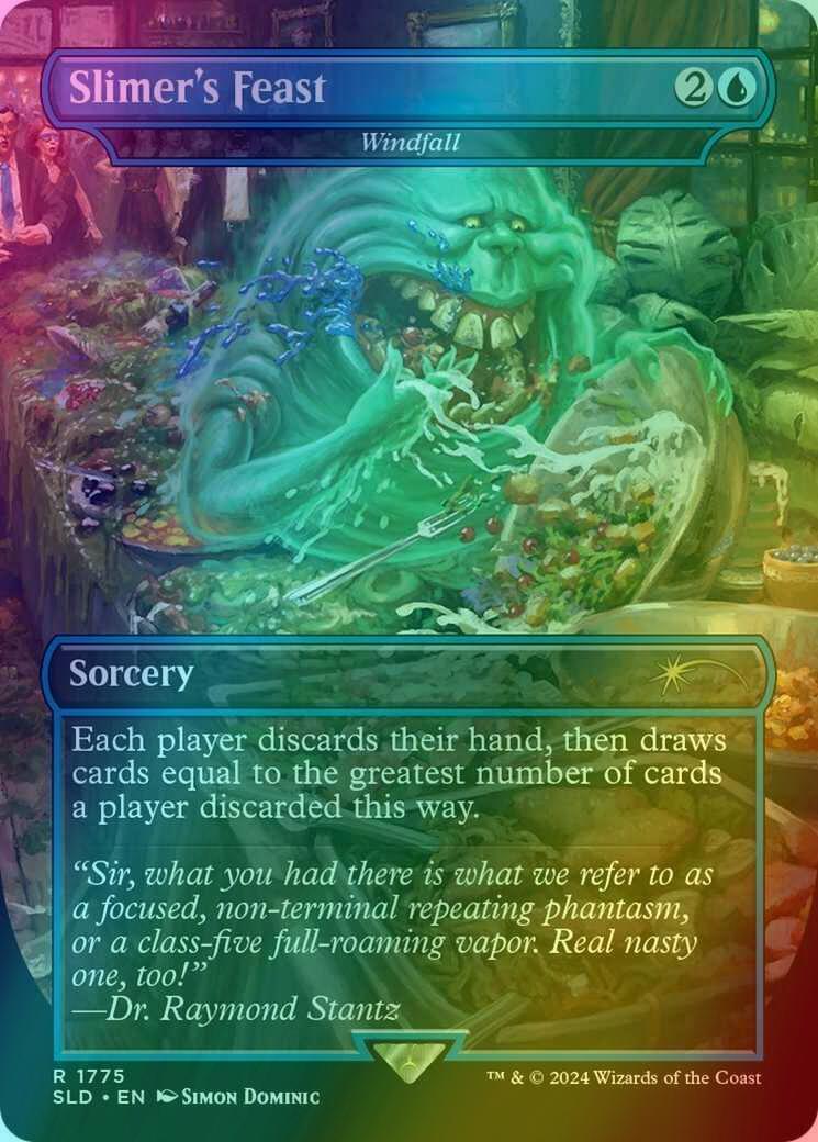 Slimer's Feast - Windfall [1775] [Borderless] [Ghostbusters: Slimer] [Secret Lair Drop] [Foil]