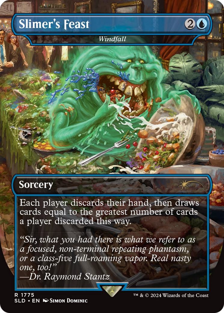 Slimer's Feast - Windfall [1775] [Borderless] [Ghostbusters: Slimer] [Secret Lair Drop] [Non-Foil]