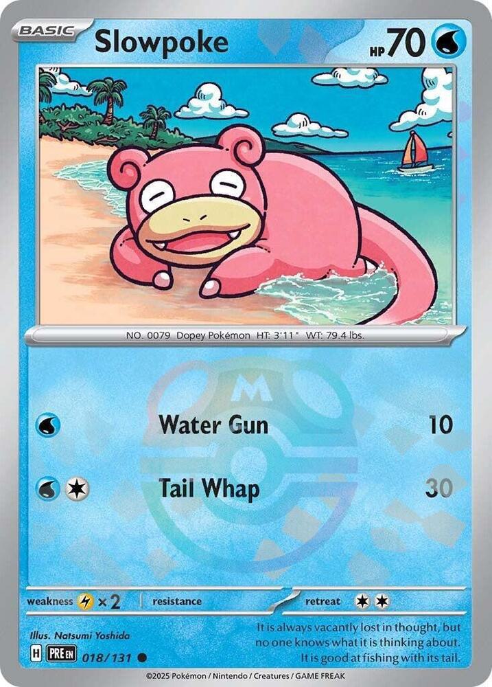 Slowpoke - Master Ball Pattern - 018/131 - Common [sv085-018] [Reverse Holo]