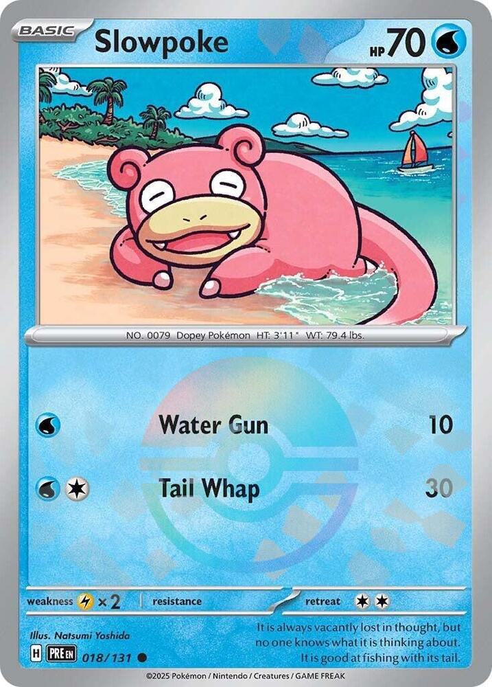 Slowpoke - Poké Ball Pattern - 018/131 - Common [sv085-018] [Reverse Holo]