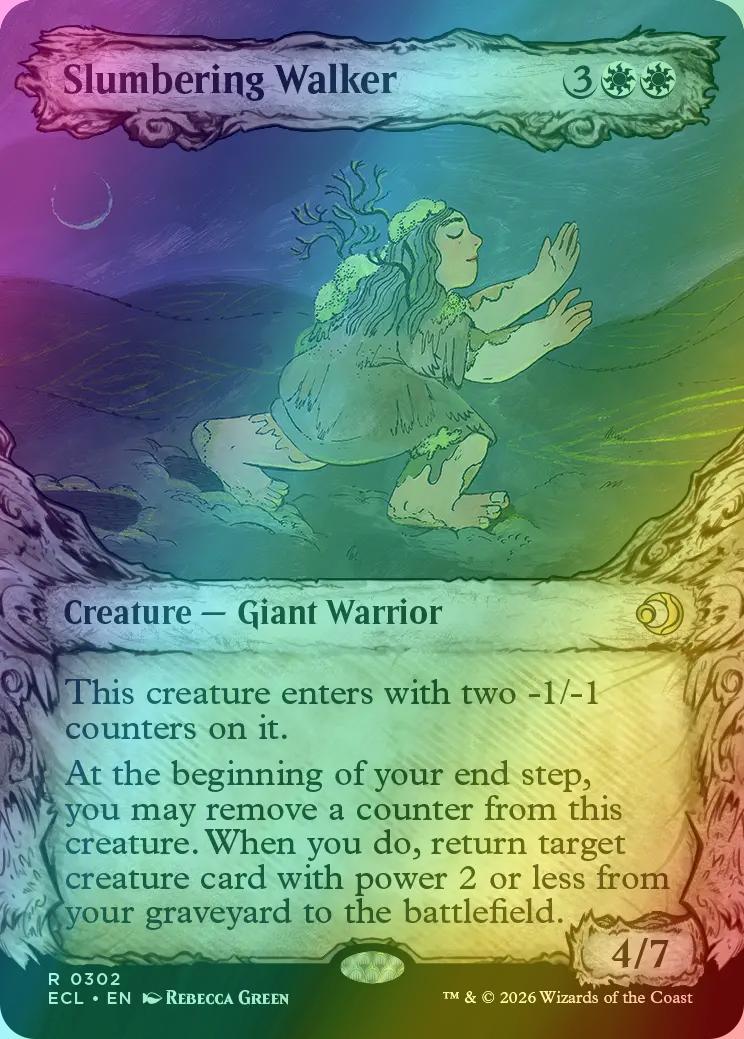 Slumbering Walker [302] [Fable Frame] [Lorwyn Eclipsed] [Foil]