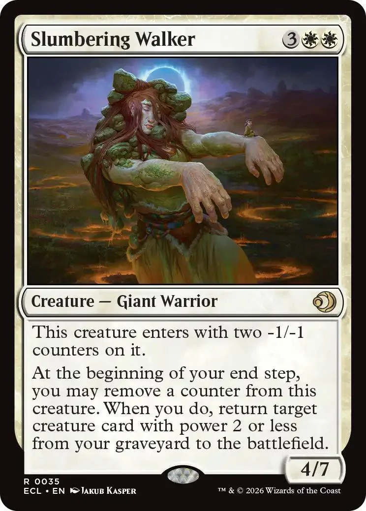 Slumbering Walker [35] [Lorwyn Eclipsed] [Non-Foil]