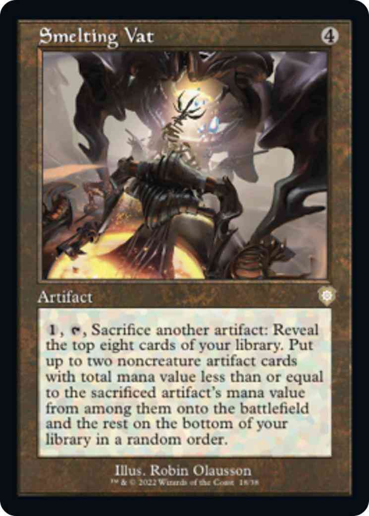 Smelting Vat [18] [Retro Frame] [The Brothers' War: Commander] [Non-Foil]