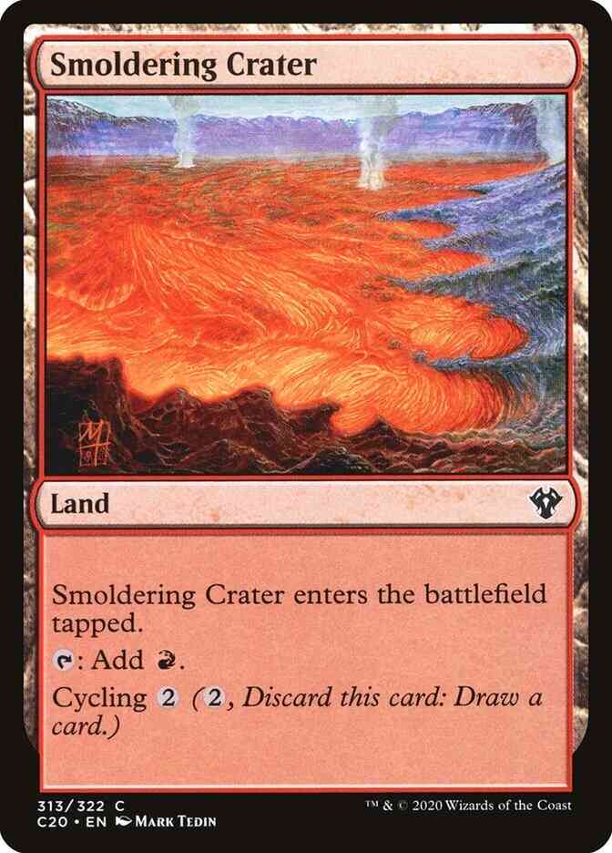 Smoldering Crater [313] [Commander 2020] [Non-Foil]