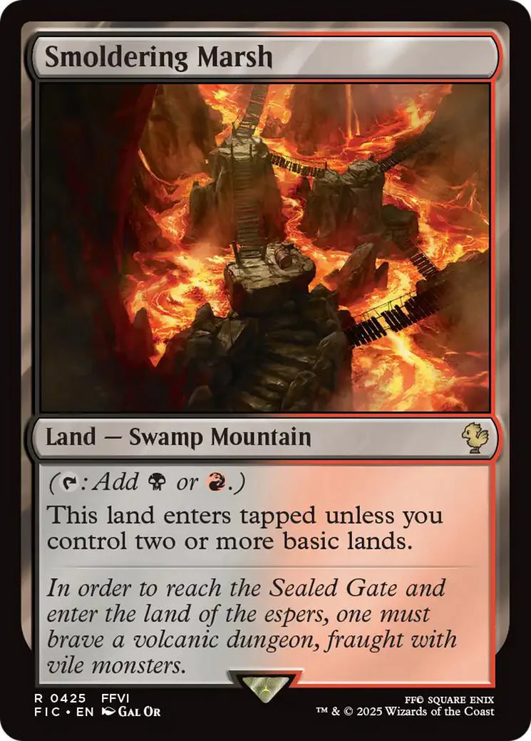 Smoldering Marsh [425] [FINAL FANTASY: Commander] [Non-Foil]