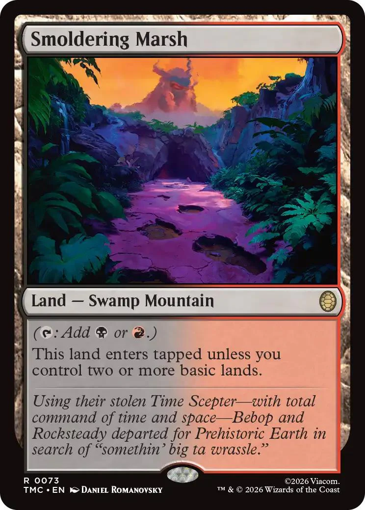 Smoldering Marsh [73] [Teenage Mutant Ninja Turtles Eternal] [Non-Foil]