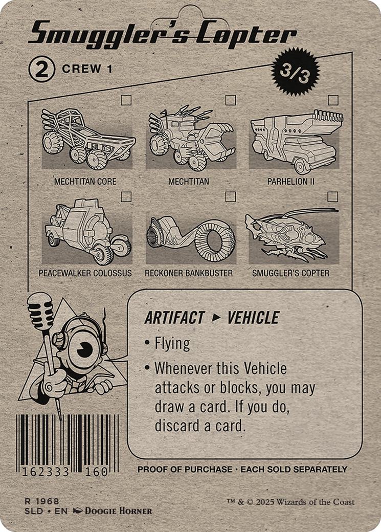 Smuggler's Copter // Smuggler's Copter [1968] [Borderless] [Aether Drifters] [Secret Lair Drop] [Non-Foil] - Image 2