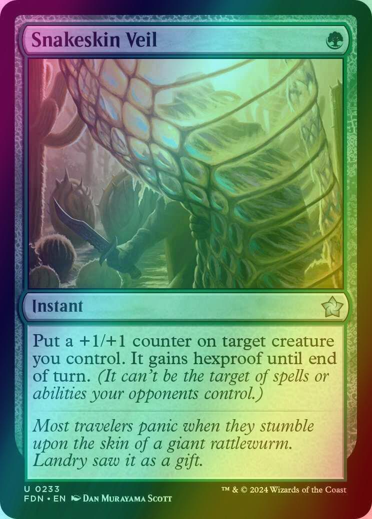 Snakeskin Veil [233] [Foundations] [Foil]