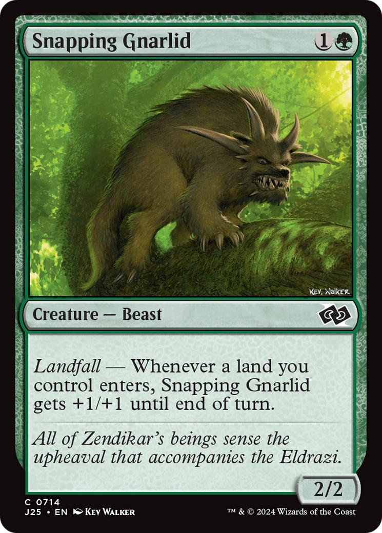 Snapping Gnarlid [714] [Foundations: Jumpstart] [Non-Foil]