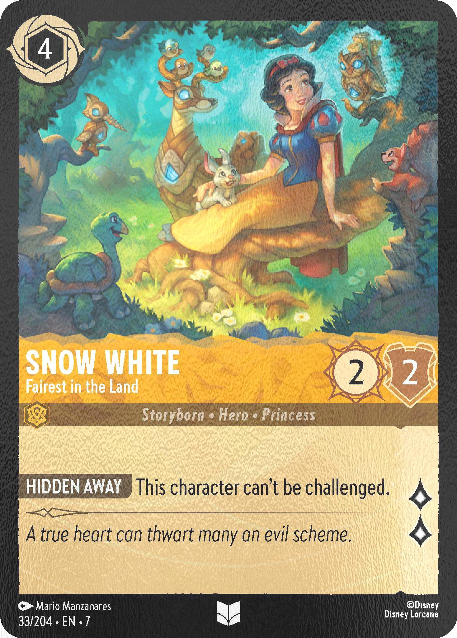 Snow White - Fairest in the Land - 33/204 [Archazia's Island] [Cold Foil]