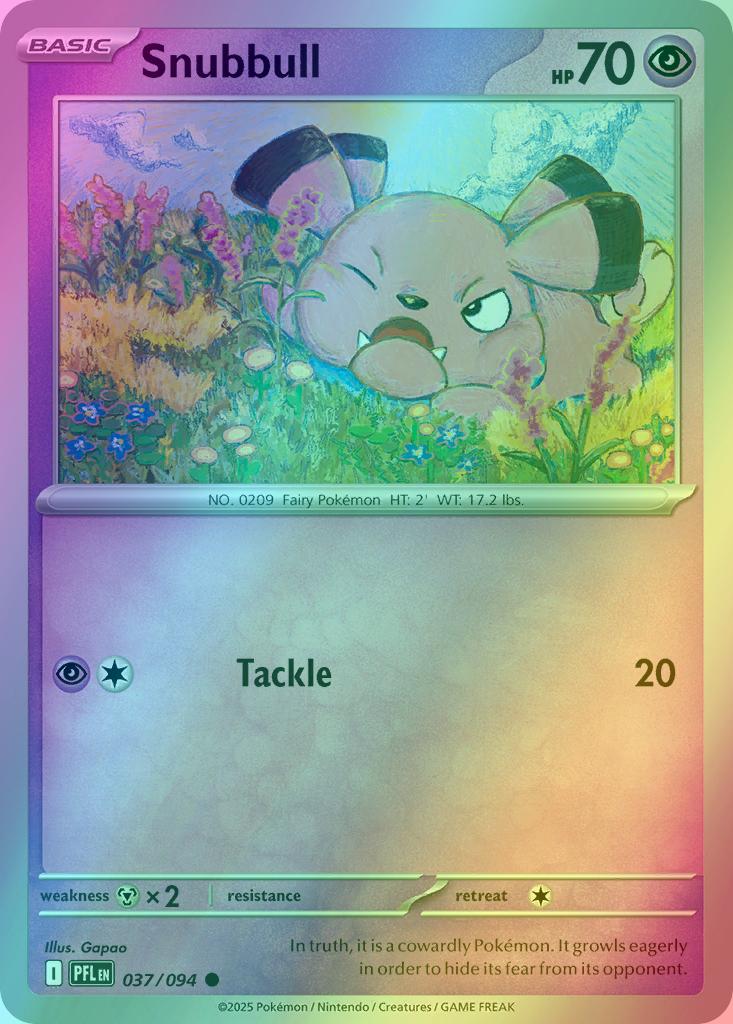 Snubbull - 037/094 - Common [me02-037] [Reverse Holo]