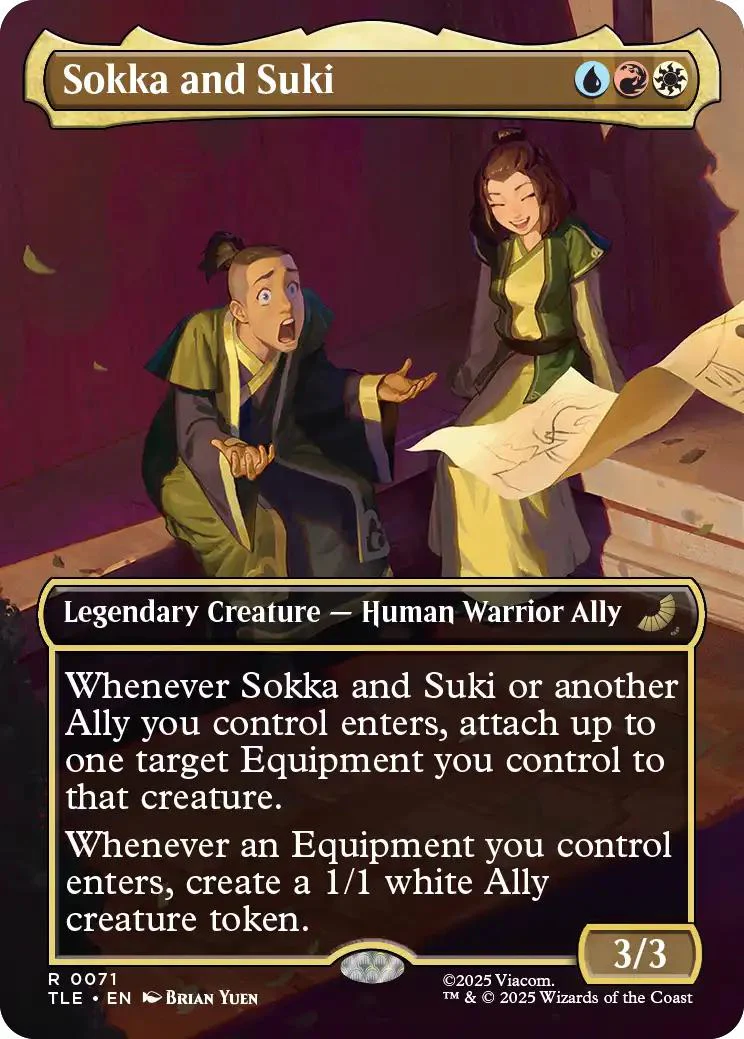 Sokka and Suki [71] [Borderless] [Scene] [Avatar: The Last Airbender Eternal] [Non-Foil]