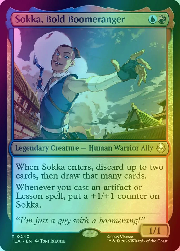 Sokka, Bold Boomeranger [240] [Avatar: The Last Airbender] [Foil]