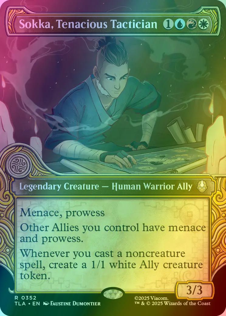 Sokka, Tenacious Tactician [352] [Elemental Frame] [Avatar: The Last Airbender] [Foil]
