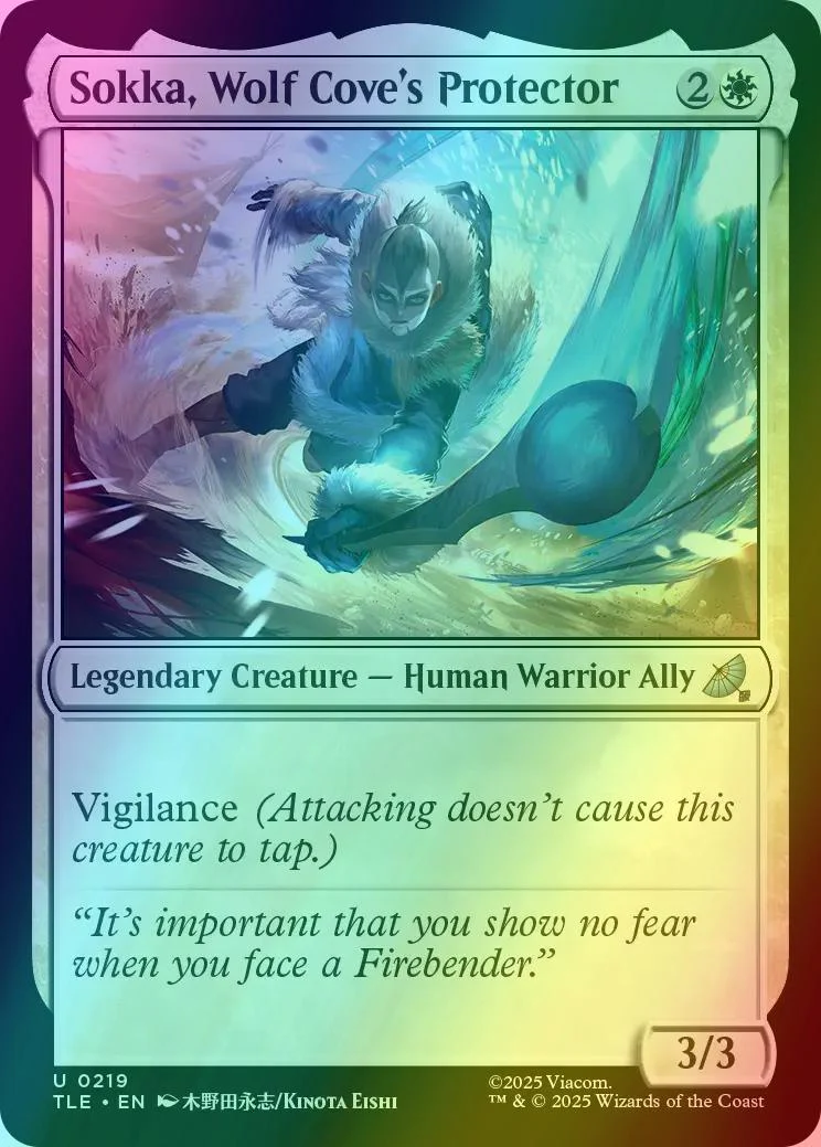 Sokka, Wolf Cove's Protector [219] [Avatar: The Last Airbender Eternal] [Foil]