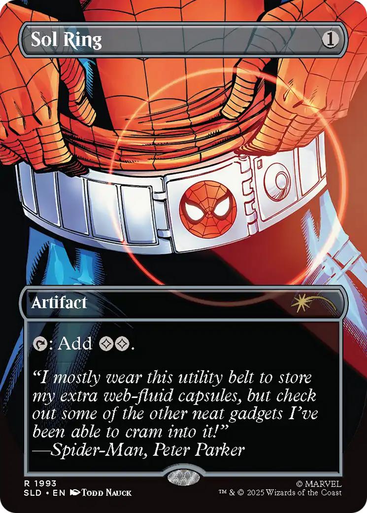 Sol Ring [1993] [Borderless] [Spider-Man: Heroic Deeds] [Secret Lair Drop] [Non-Foil]