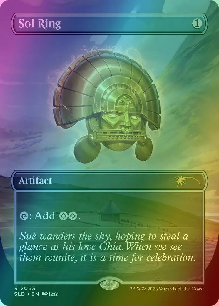 Sol Ring [2063] [Borderless] [Nuestra Magia] [Secret Lair Drop] [Foil]