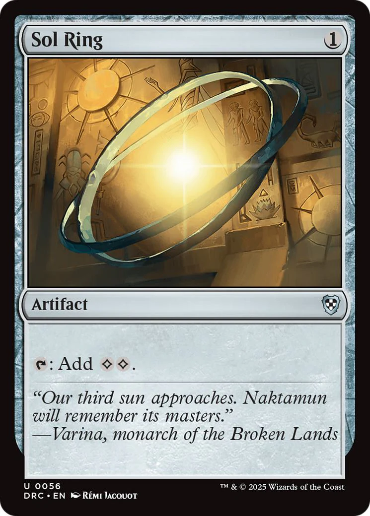 Sol Ring [56] [Eternal Might] [Aetherdrift: Commander] [Non-Foil]
