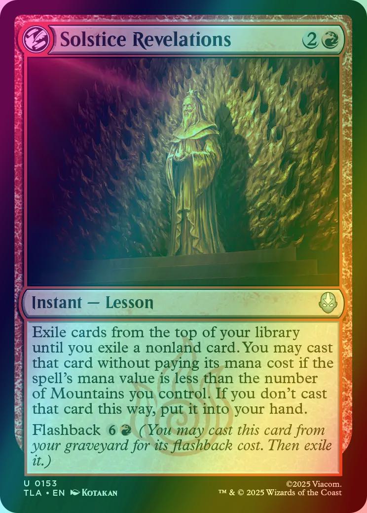 Solstice Revelations [153] [Avatar: The Last Airbender] [Foil]