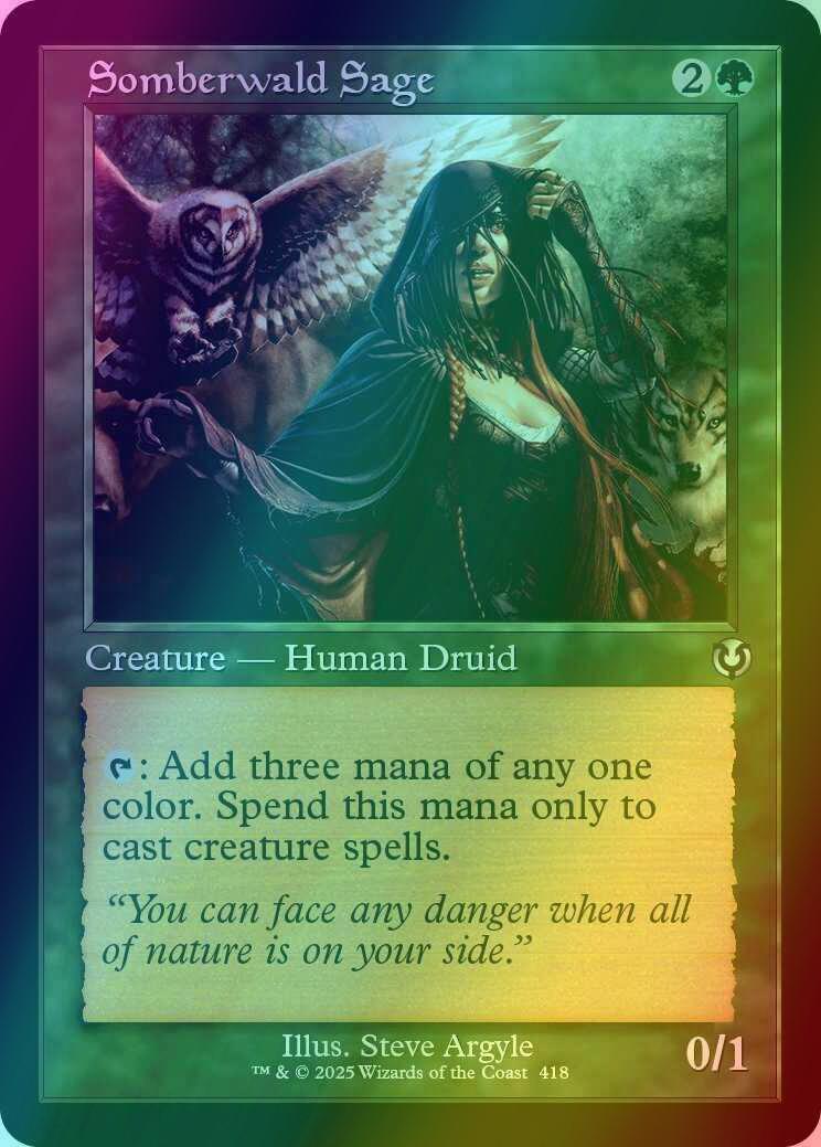 Somberwald Sage [418] [Retro Frame] [Innistrad Remastered] [Foil]