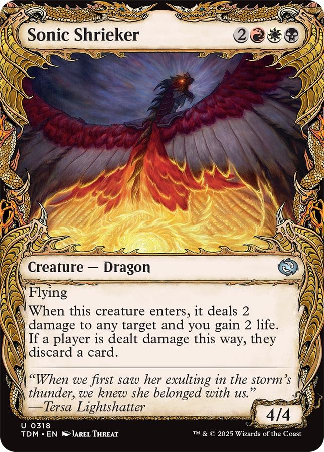 Sonic Shrieker [318] [Draconic Frame Showcase] [Tarkir: Dragonstorm] [Non-Foil]