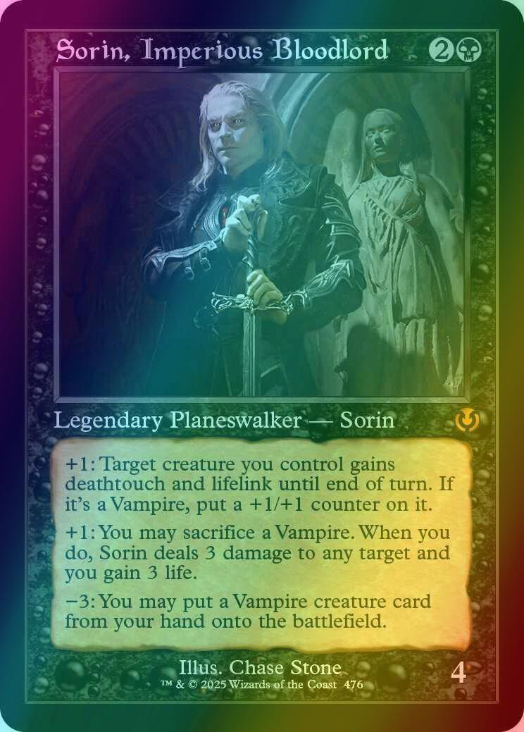Sorin, Imperious Bloodlord [476] [Retro Frame] [Innistrad Remastered] [Foil]