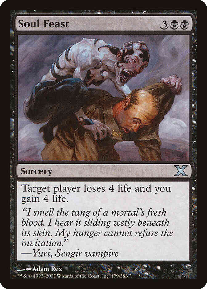 Soul Feast [179] [Tenth Edition] [Non-Foil]