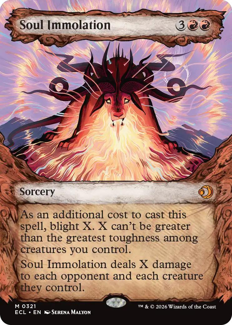 Soul Immolation [321] [Fable Frame] [Lorwyn Eclipsed] [Non-Foil]
