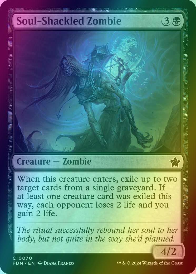 Soul-Shackled Zombie [70] [Foundations] [Foil]