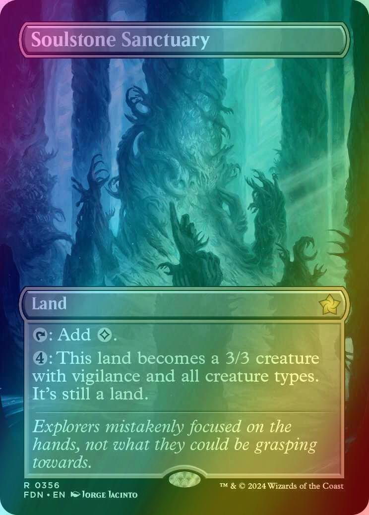 Soulstone Sanctuary [356] [Borderless] [Foundations] [Foil]