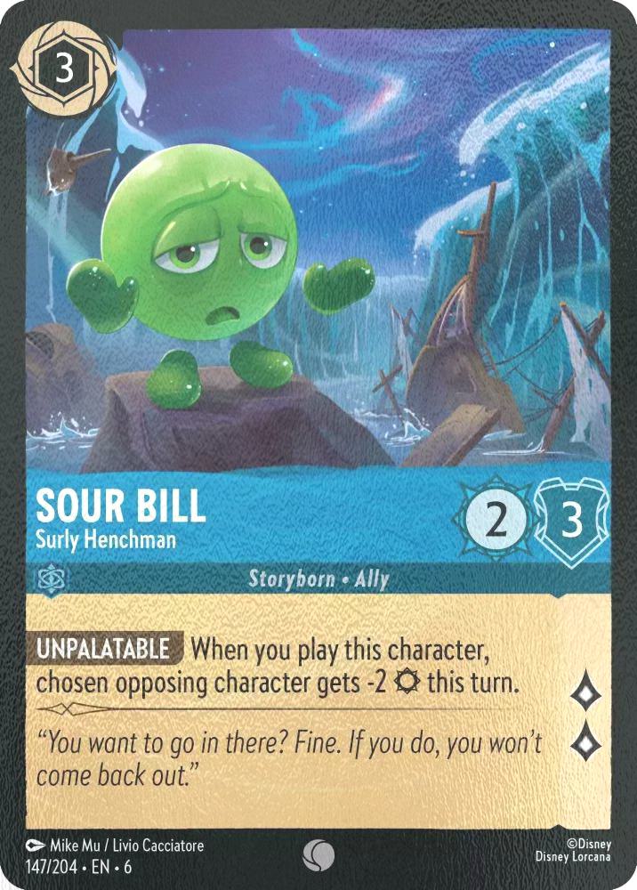 Sour Bill - Surly Henchman - 147/204 [Azurite Sea] [Cold Foil]
